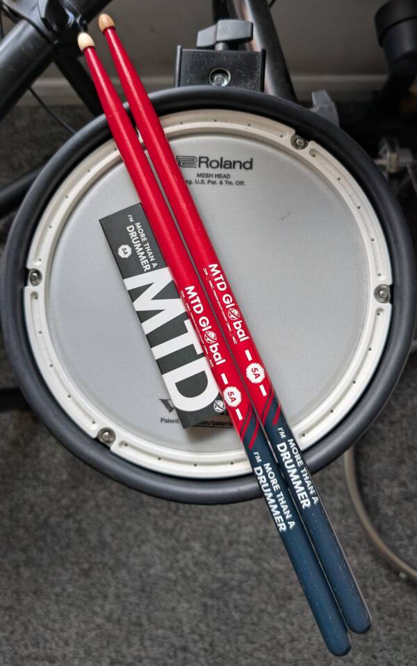 MTD Drumsticks 5a (Red-Black)