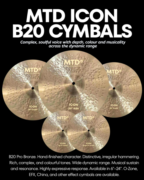 MTD Icon Series (Pro B20 Cymbals)